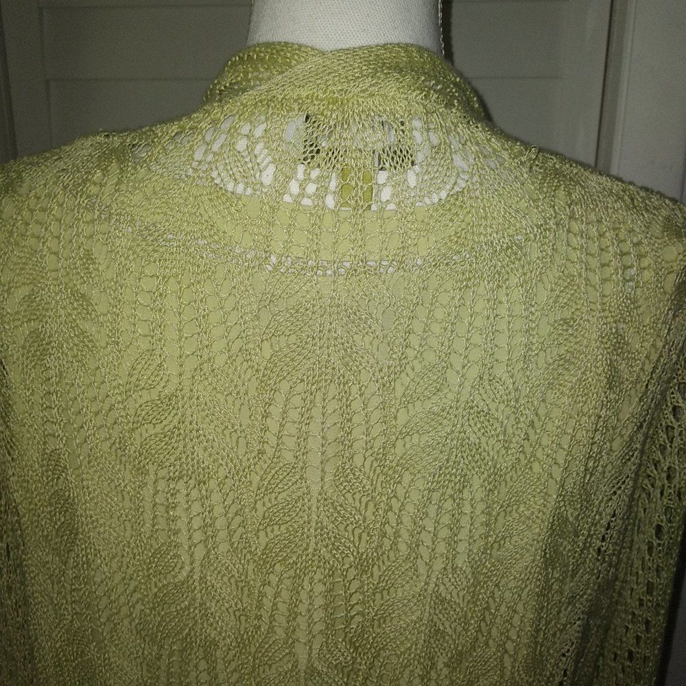 Nwt Sigrid Olsen 2-Pc Signature Celery Green Shel… - image 6